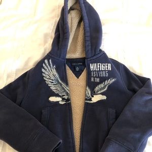Tommy Hilfiger Thick Zip Up Hooded Sweatshirt